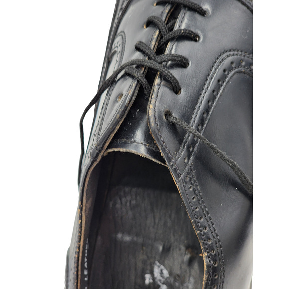 Hanover Masterflex Dress Shoes Wingtip Oxfords Leather Mens 10.5 Vintage Classic main image 4
